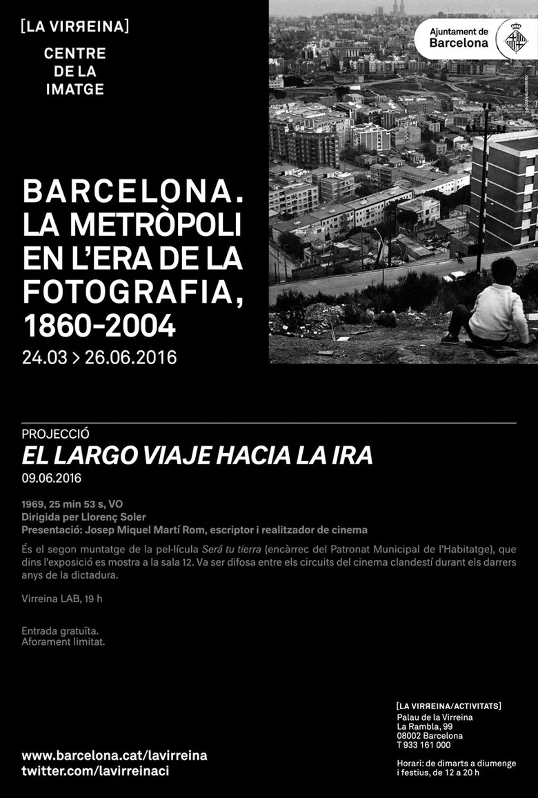 El largo viaje hacia la ira poster background