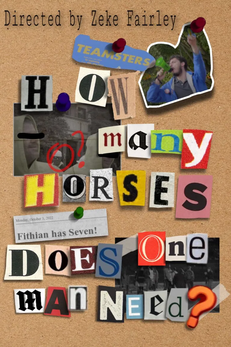 How Many Horses Does One Man Need? poster background