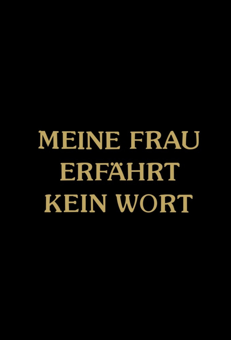Meine Frau erfährt kein Wort poster background