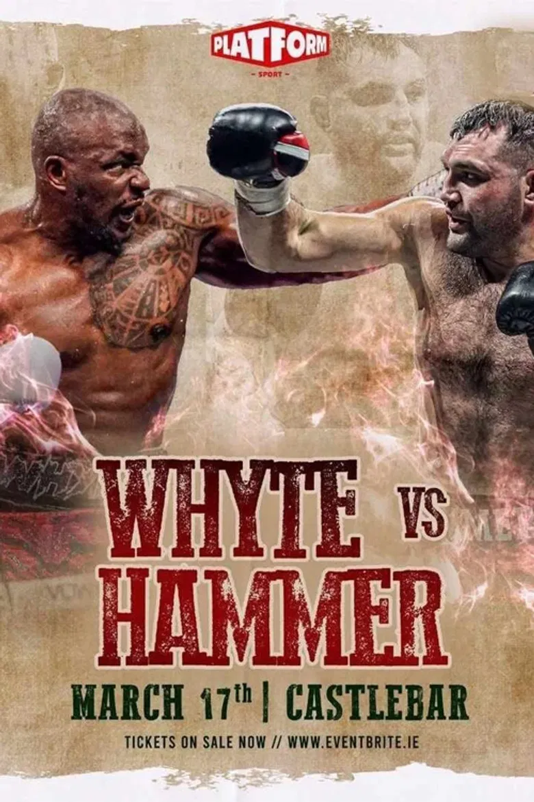 Dillian Whyte vs. Christian Hammer poster background