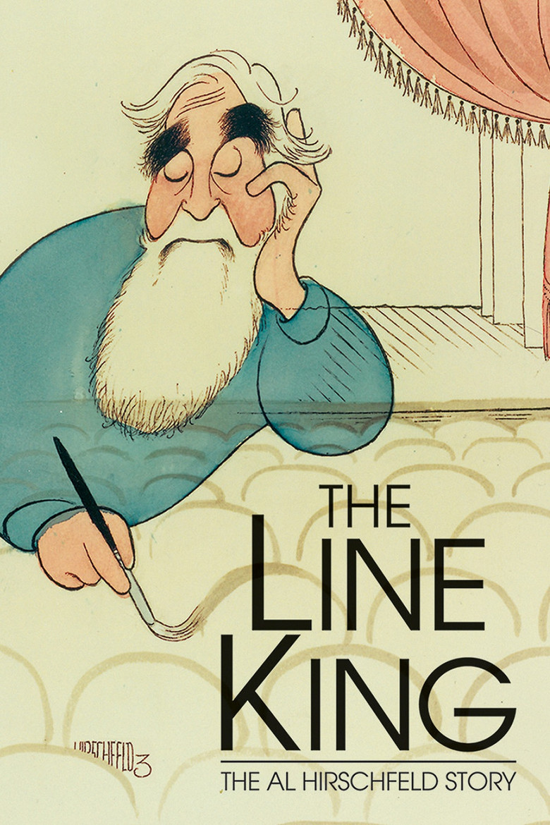 The Line King: The Al Hirschfeld Story poster background