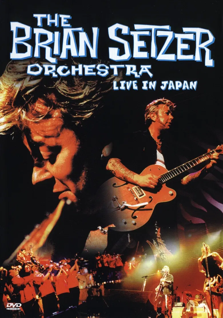 The Brian Setzer Orchestra: Live in Japan poster background
