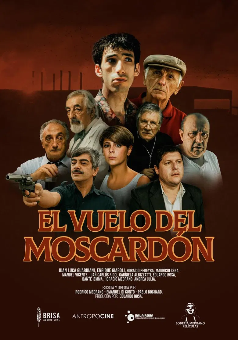 El vuelo del moscardón poster background