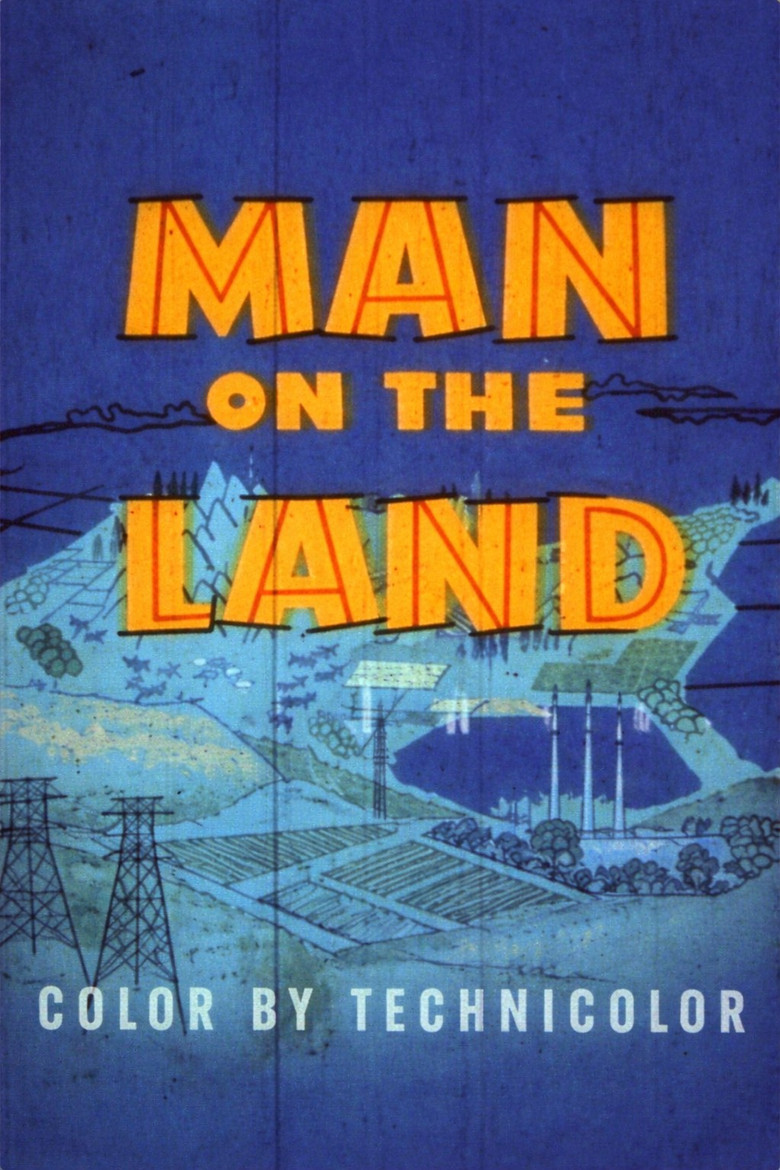 Man on the Land poster background