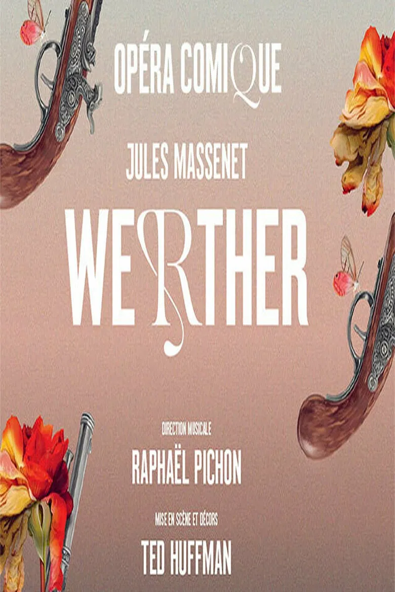 Jules Massenet : Werther @ Opéra Comique, Paris poster background