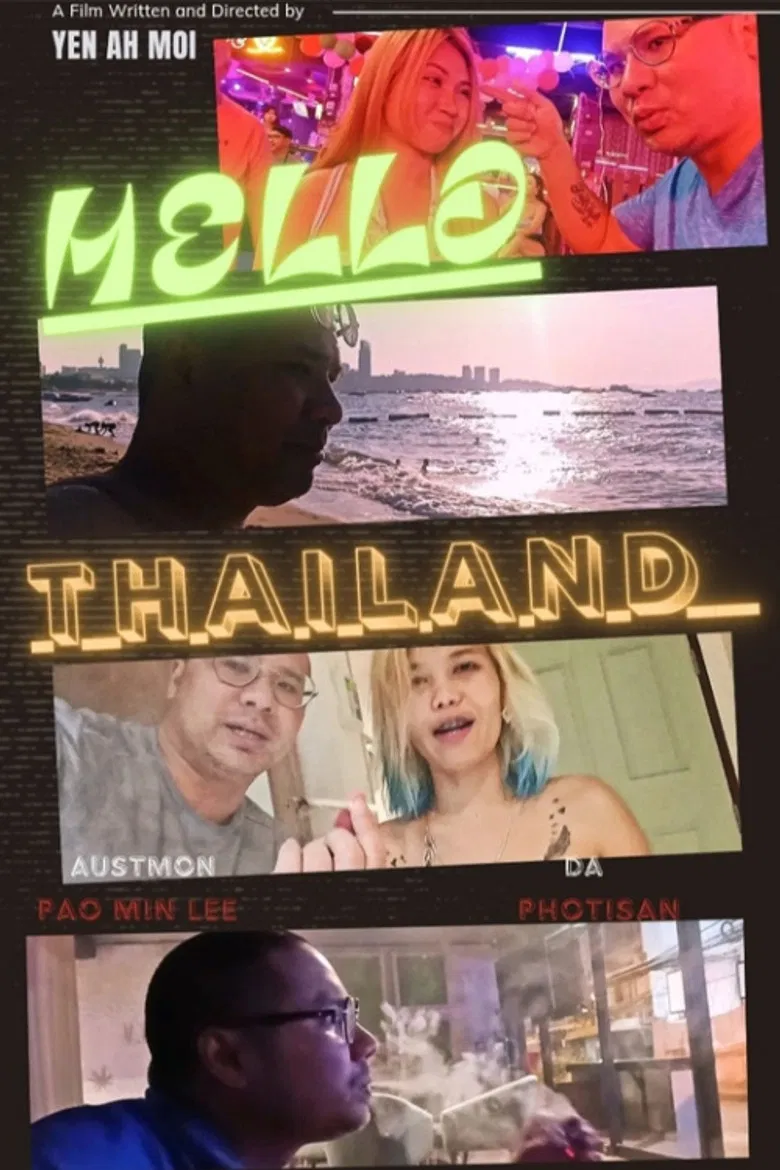 Hello Thailand Crazy Travel poster background