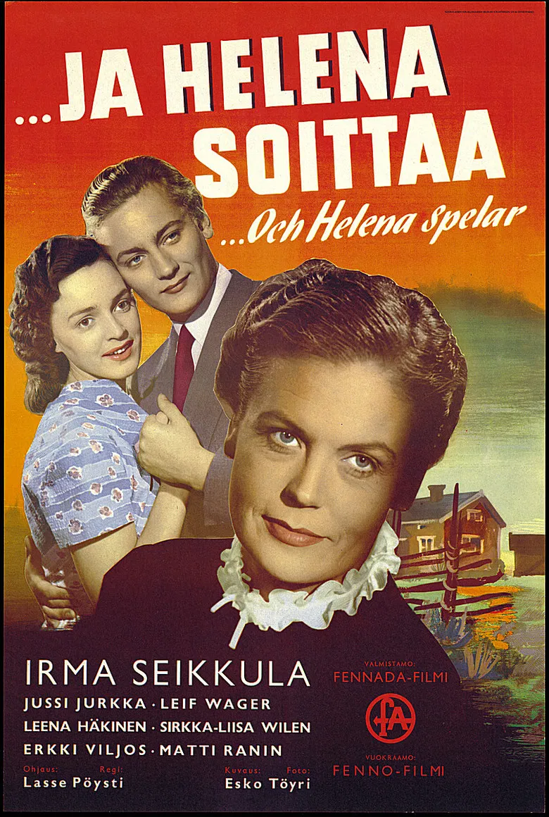 …ja Helena soittaa poster background