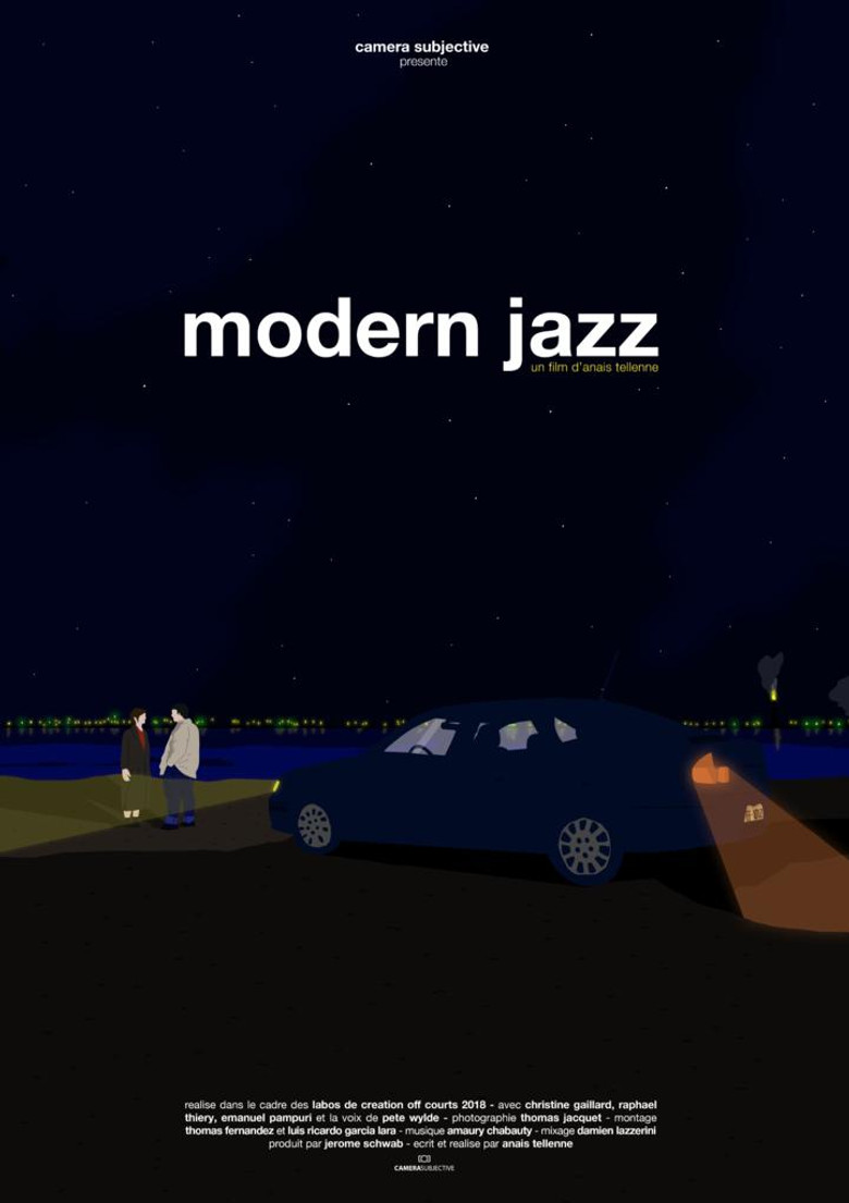 Modern jazz poster background