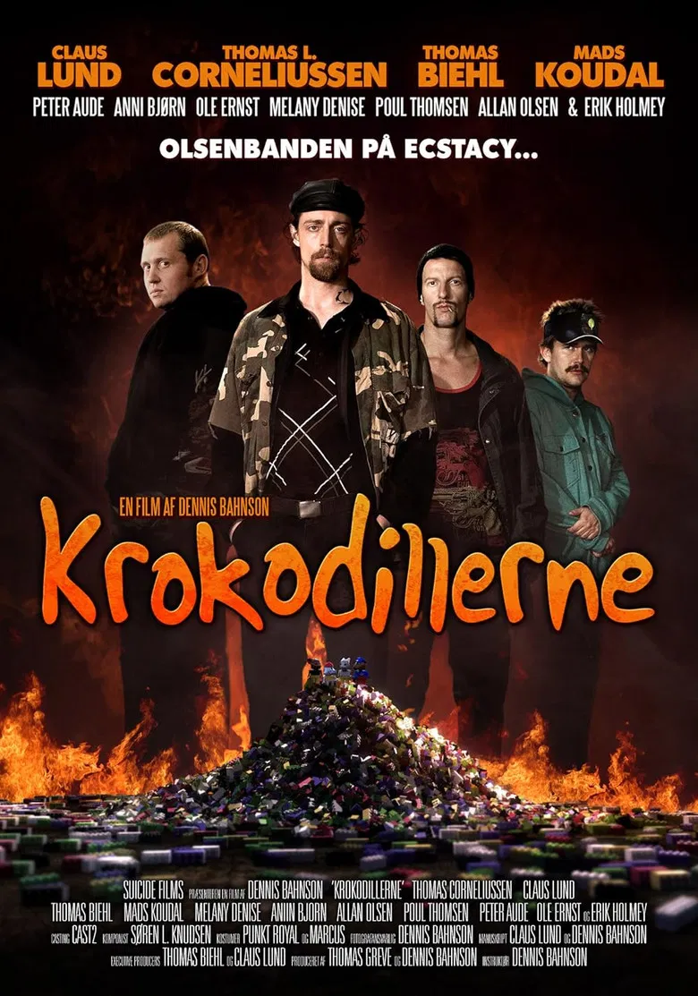 Krokodillerne poster background