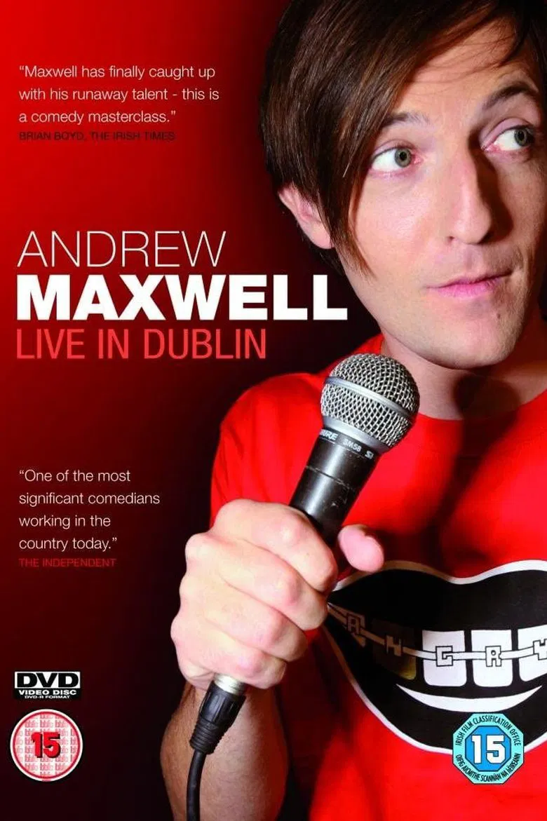 Andrew Maxwell: Live in Dublin poster background