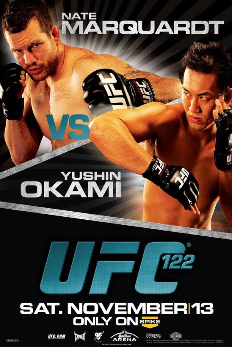 UFC 122: Marquardt vs. Okami poster background