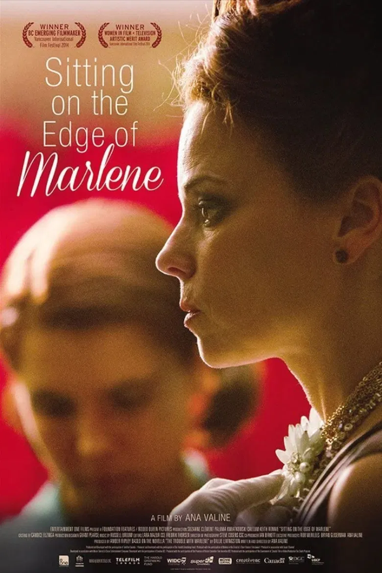Sitting on the Edge of Marlene poster background