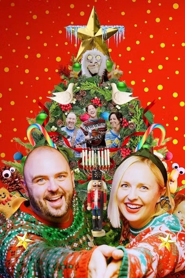Joel & Julia's Haunted Holiday Singalong! poster background