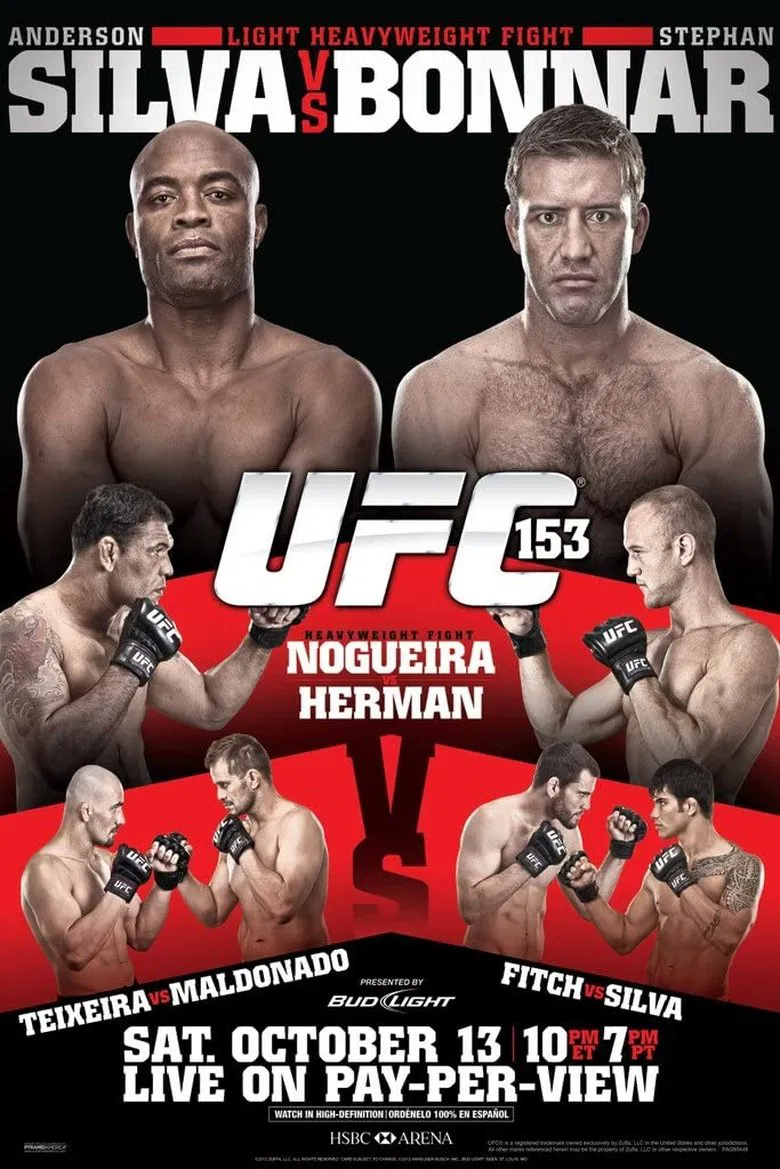 UFC 153: Silva vs. Bonnar poster background