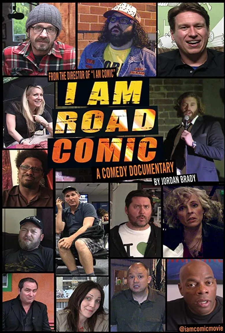 I Am Road Comic poster background