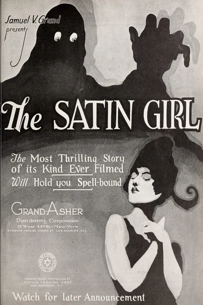 The Satin Girl poster background