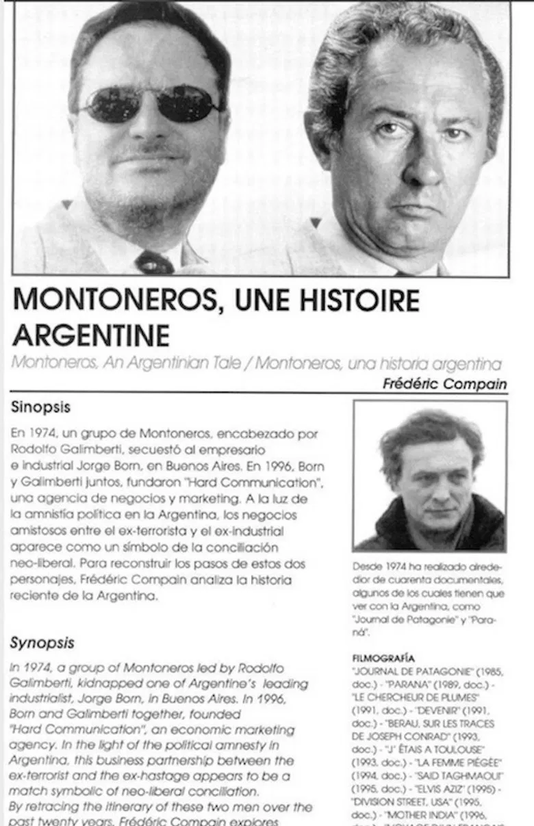 Montoneros, une histoire argentine poster background