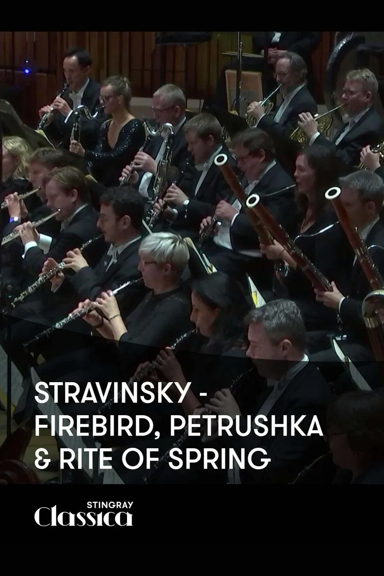 Stravinsky Ballets poster background