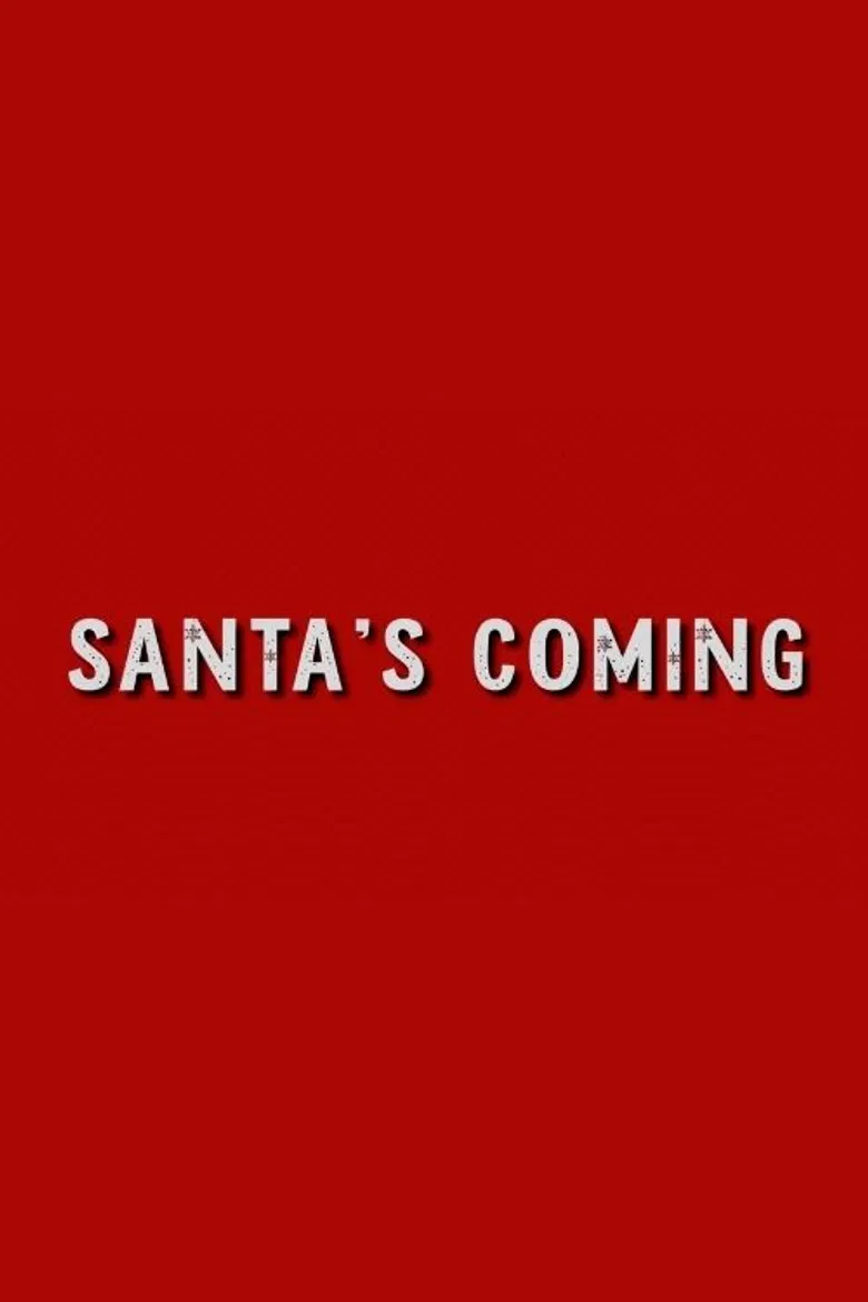 Santa's Coming poster background