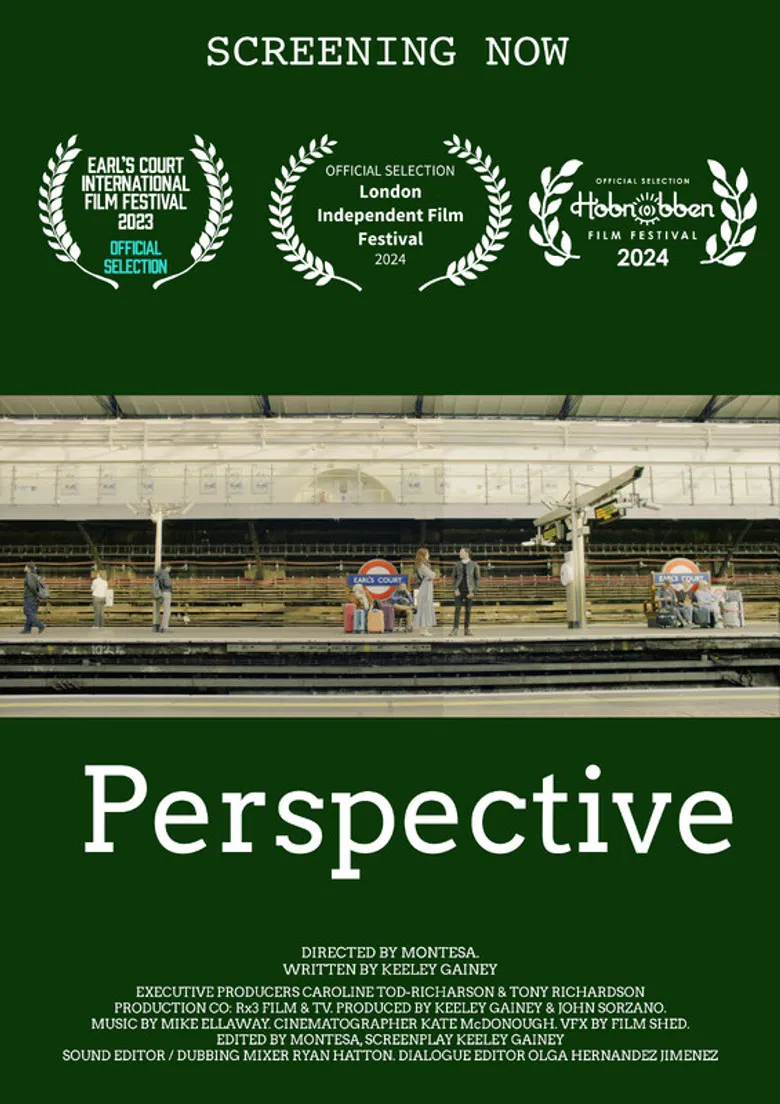Perspective poster background