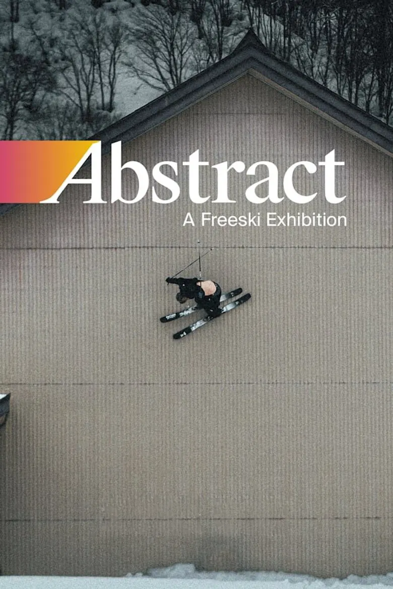 Abstract: A Freeski Exhibition poster background