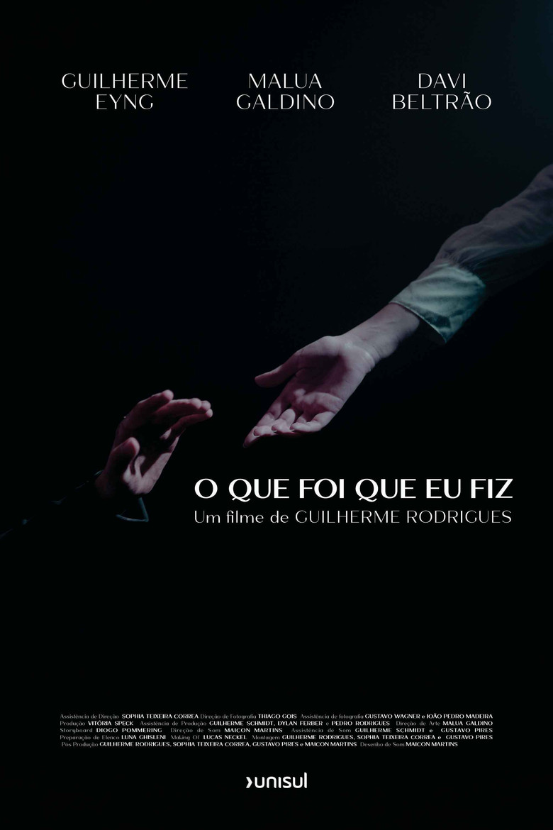 What did I do poster background