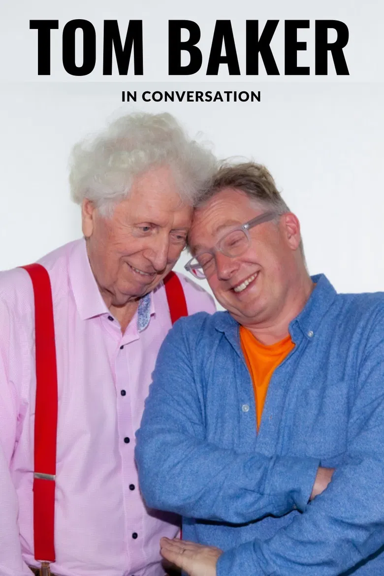 Tom Baker in Conversation poster background