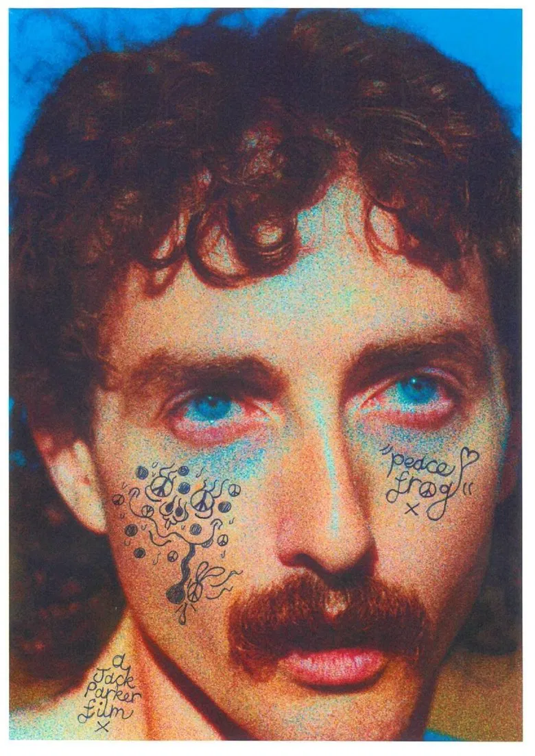 peace frog poster background