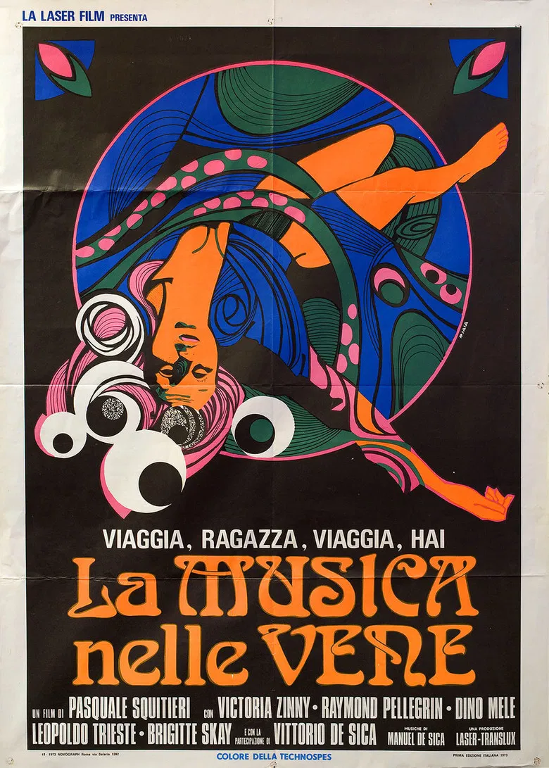 Viaggia, ragazza, viaggia, hai la musica nelle vene poster background