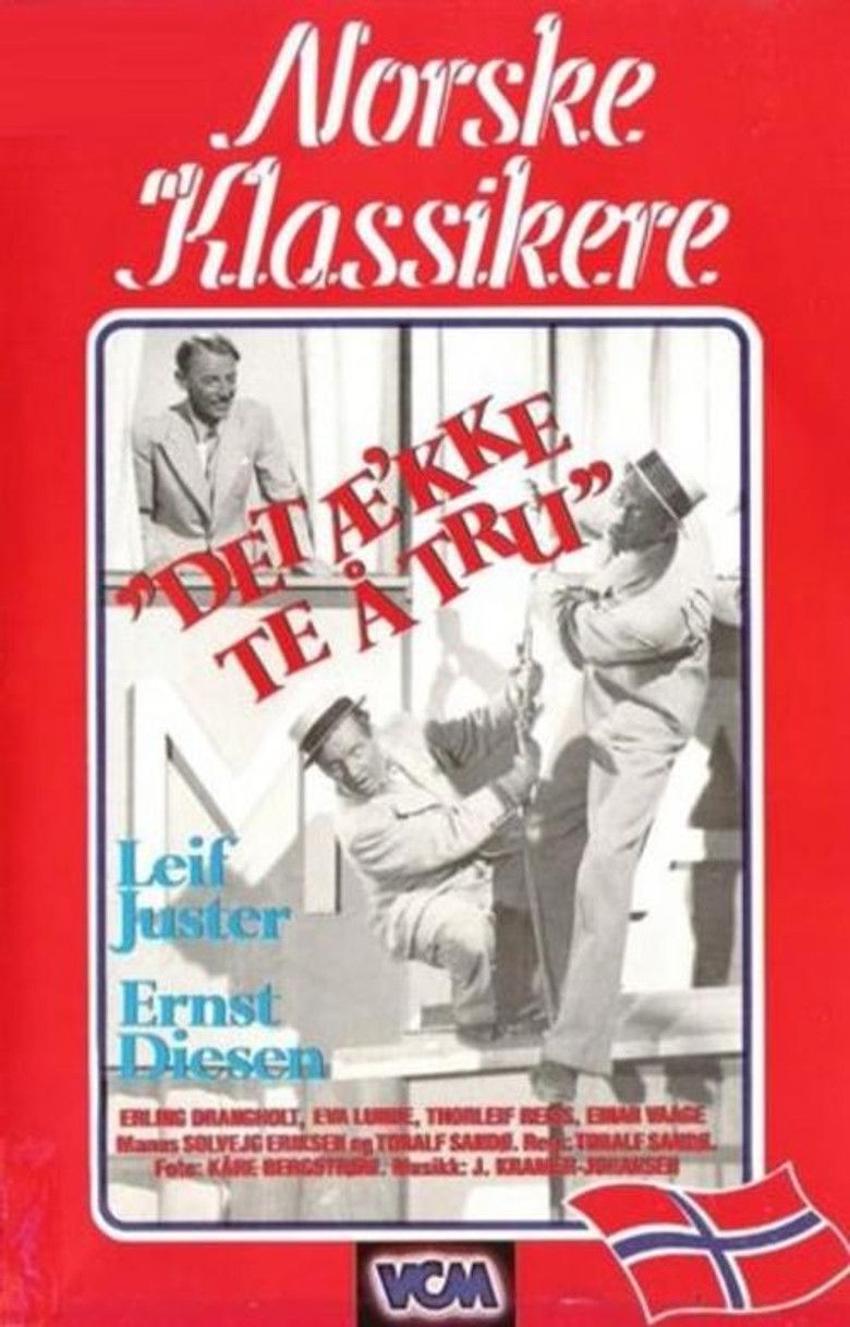 Det æ'kke te å tru poster background