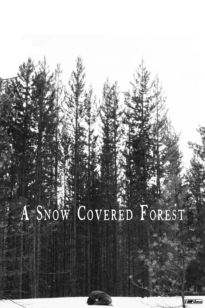 A Snow Covered Forest poster background