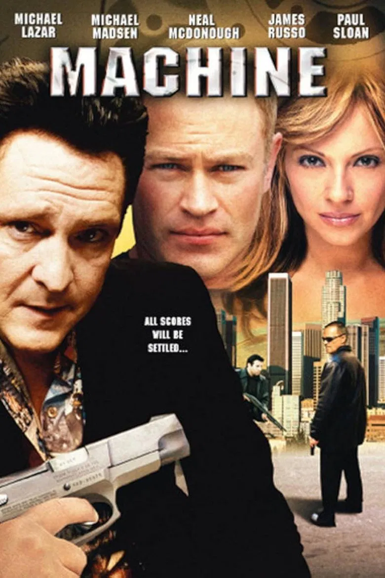 Machine poster background