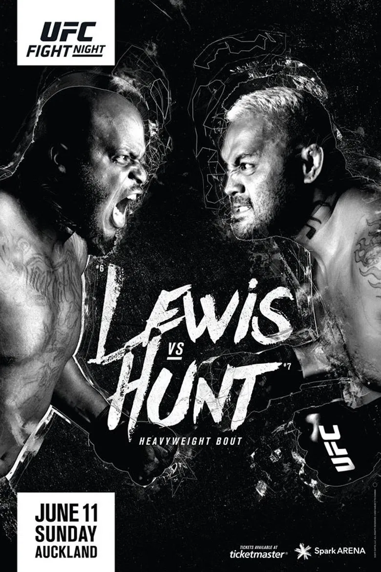 UFC Fight Night 110: Lewis vs. Hunt poster background