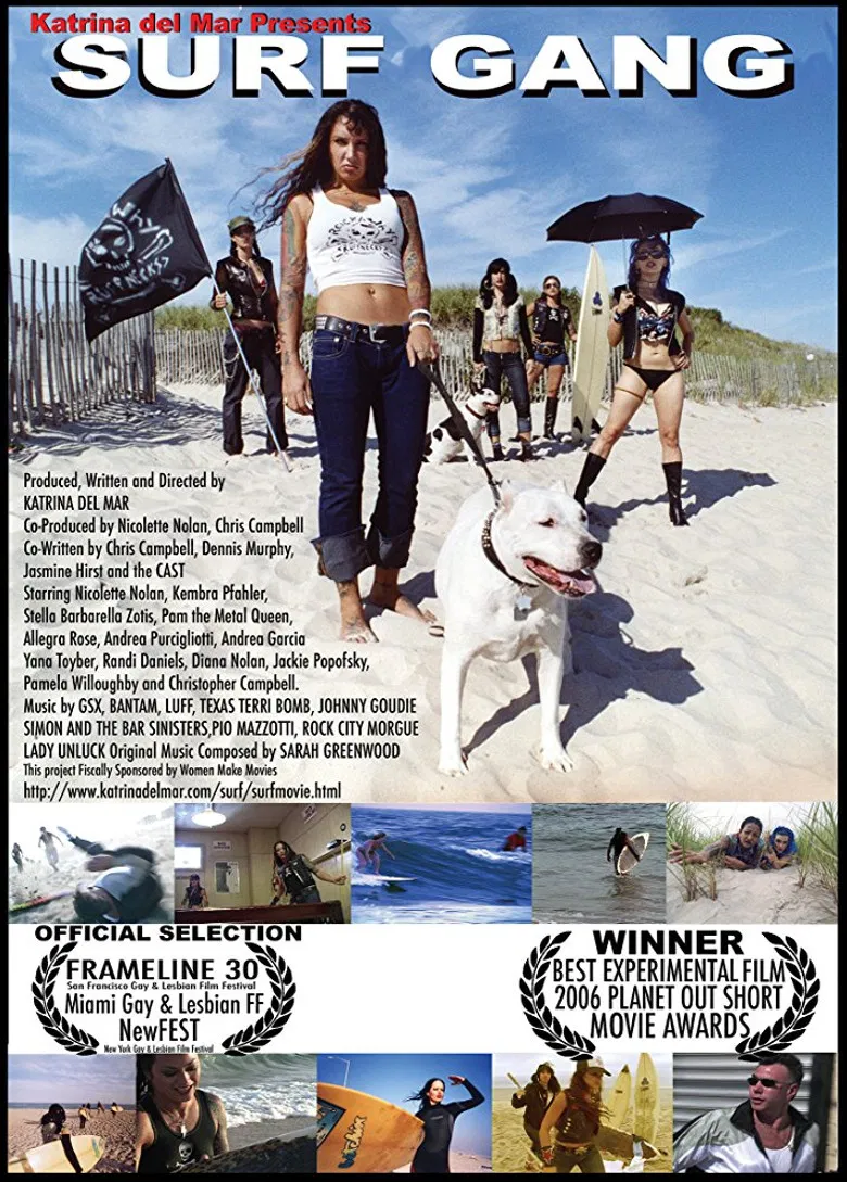 Surf Gang poster background