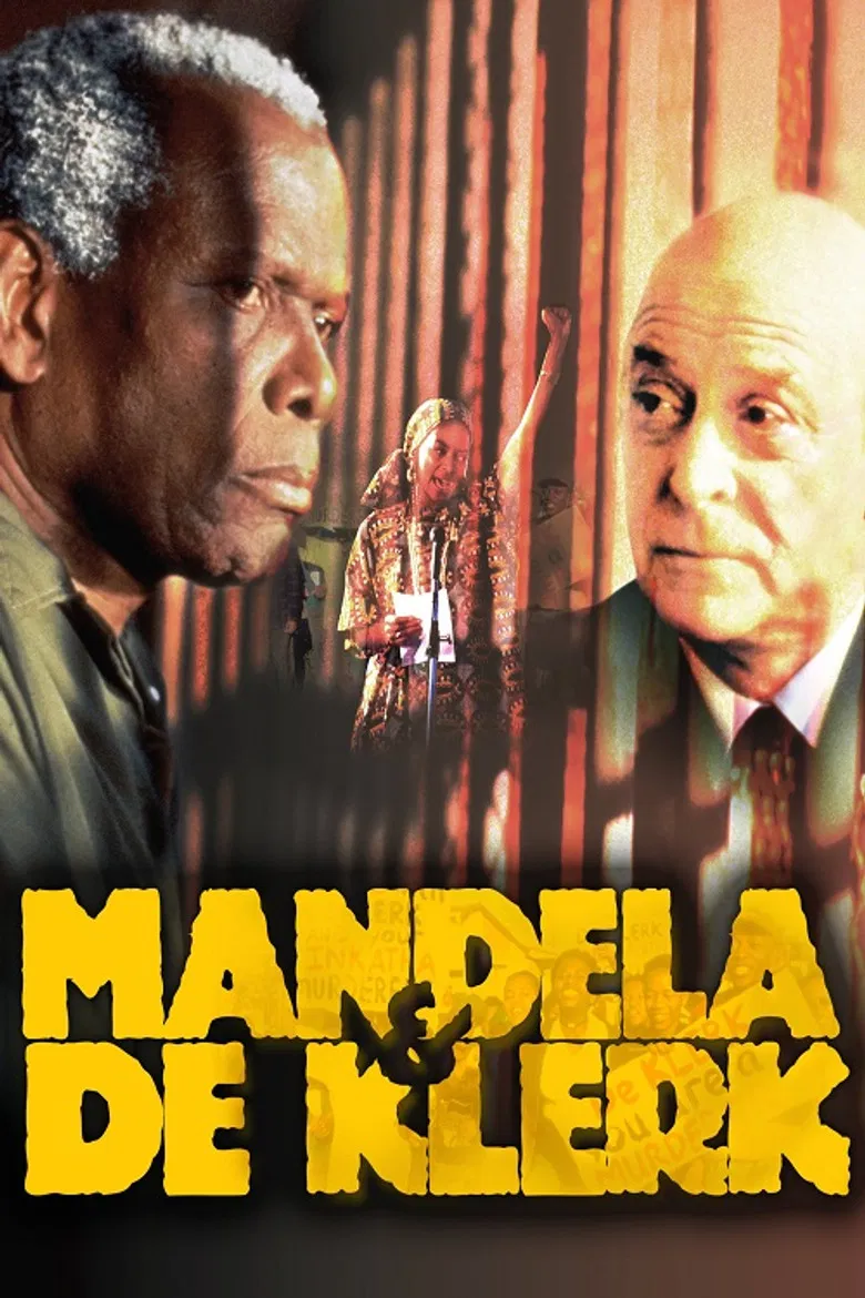 Mandela and de Klerk poster background