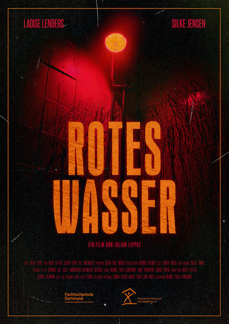 Rotes Wasser poster background
