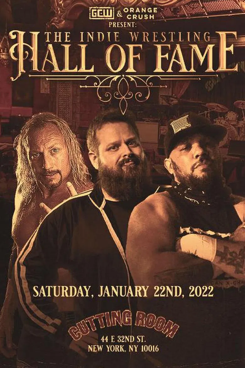GCW The Indie Wrestling Hall of Fame poster background