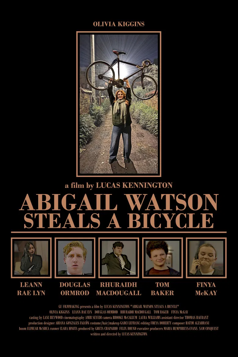 Abigail Watson Steals a Bicycle poster background