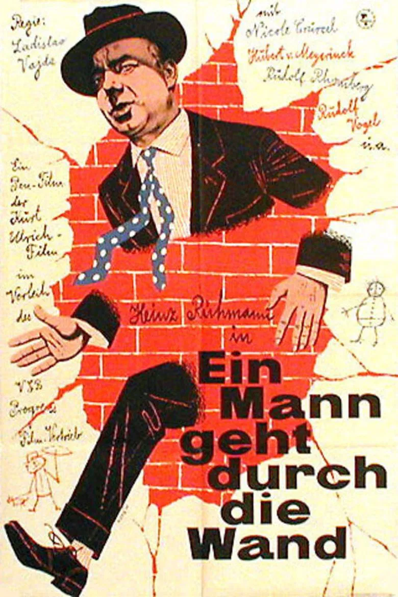 The Man Who Walked Through the Wall poster background