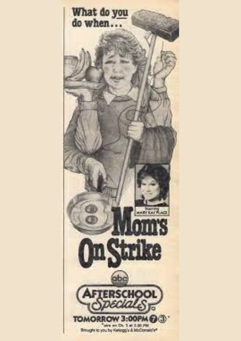 Mom's On Strike poster background