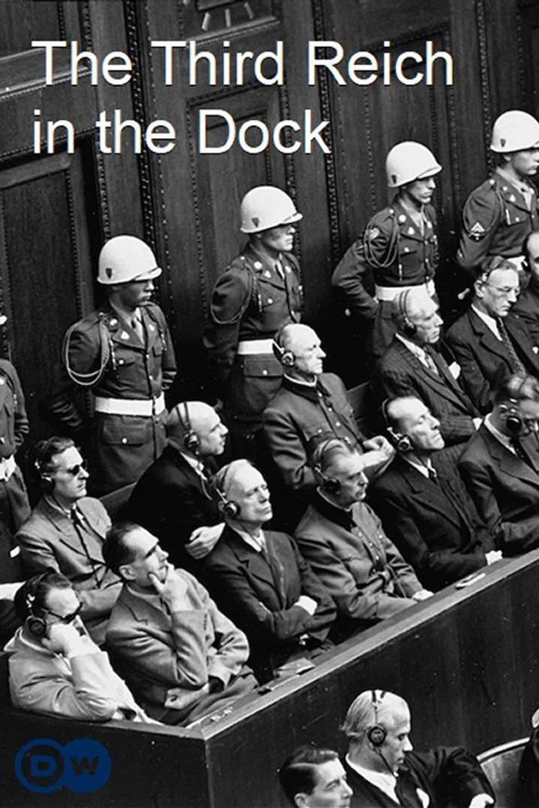 The Third Reich in the Dock poster background