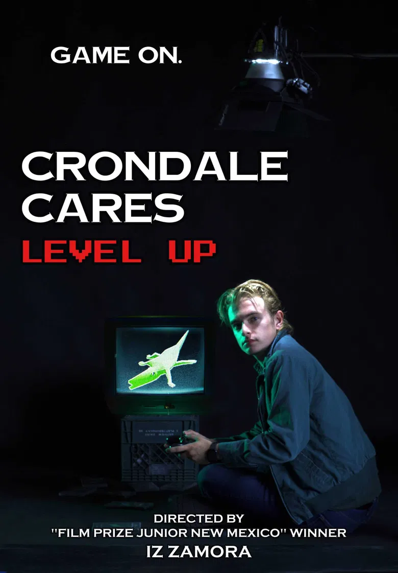 Crondale Cares: Level Up poster background