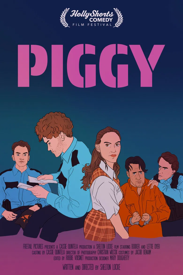 Piggy poster background