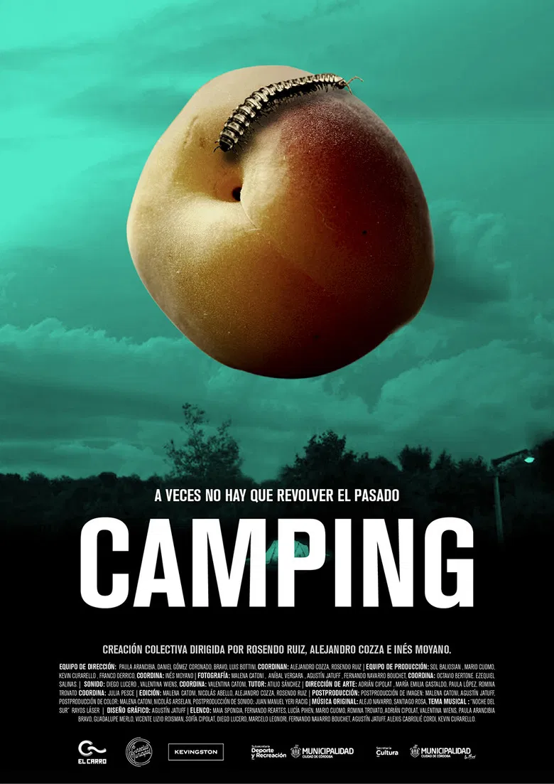 Camping poster background