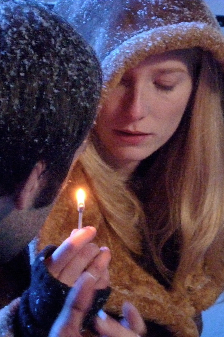 La Fille aux allumettes poster background