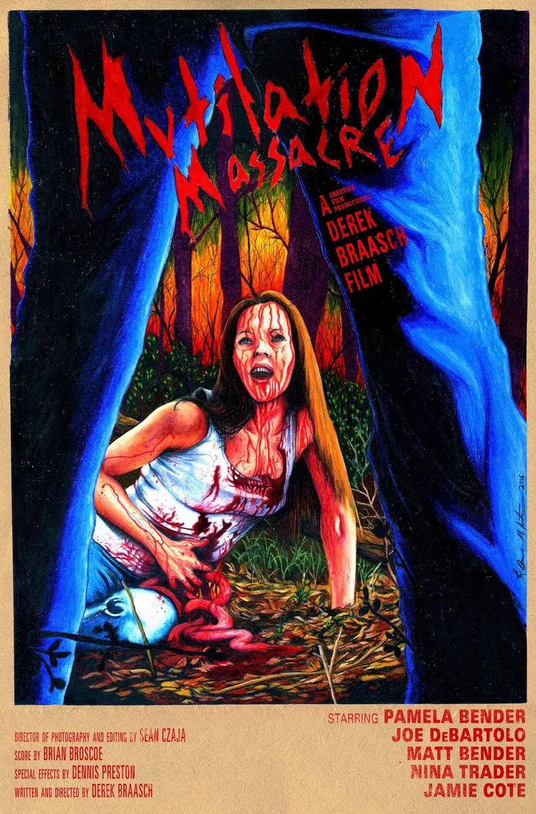 Mutilation Massacre poster background