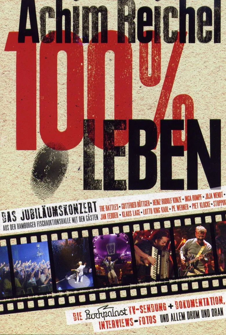Achim Reichel - 100% Leben poster background