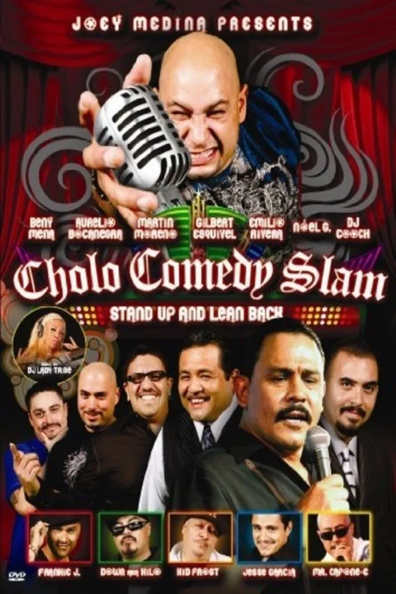 Cholo Comedy Slam: Stand Up and Lean Back poster background