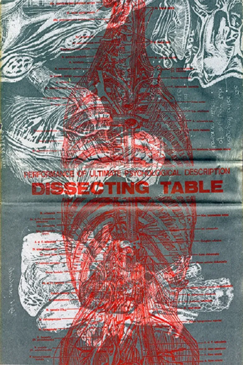 Dissecting Table: Performance of Ultimate Psychological Description poster background