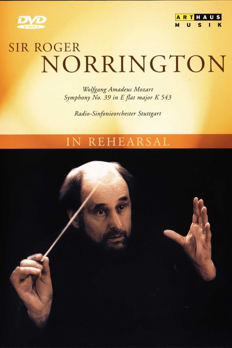 Sir Roger Norrington - In Rehearsal & Performance (Schwetzinger Festival 1996) poster background